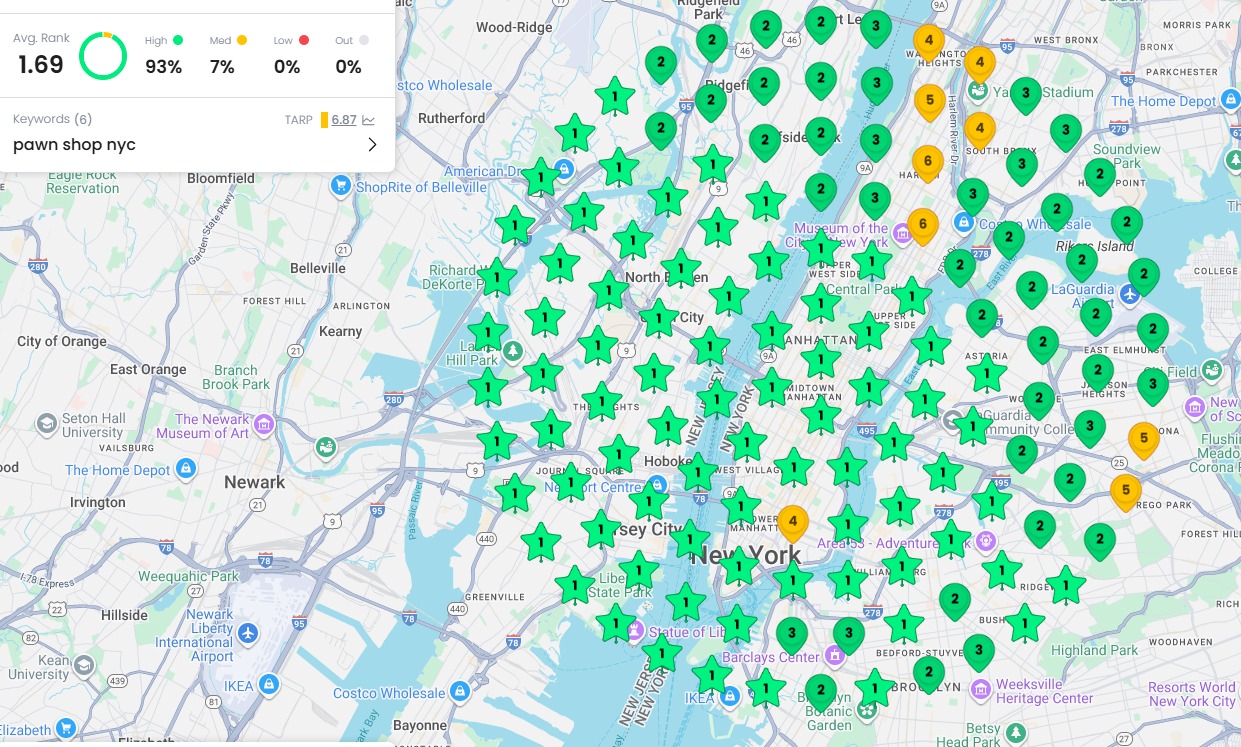 Google Maps ranking improvement example 2