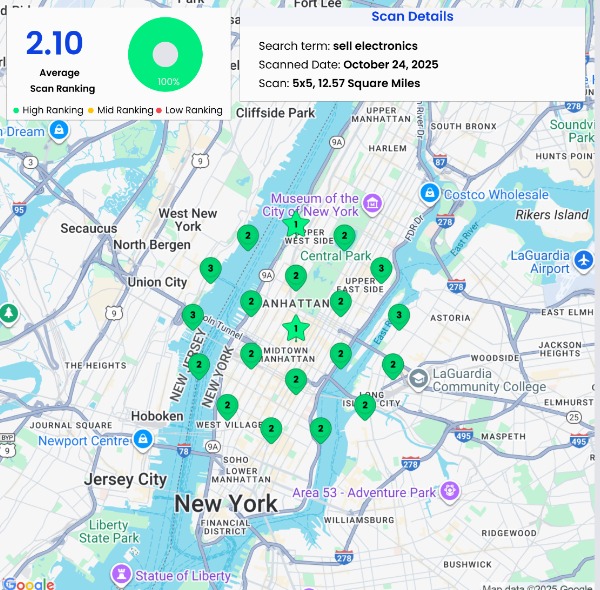 Google Maps ranking improvement example 4